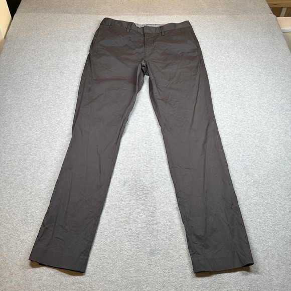 Bonobos Mens Pants 31X32 (31X31) Manteca Italian Fabric Slim Tailored Fit Gray - Picture 1 of 11